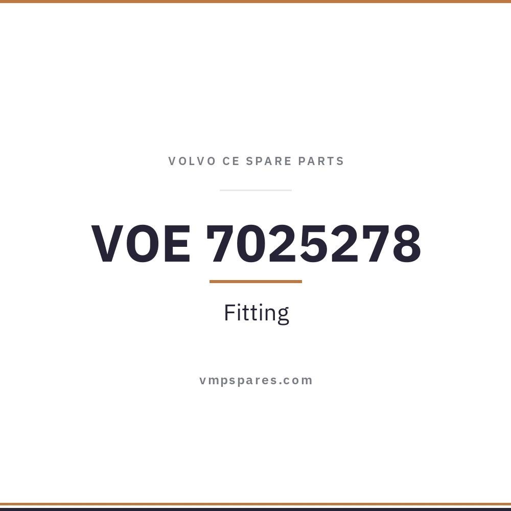 VOE 7025278 – Fitting