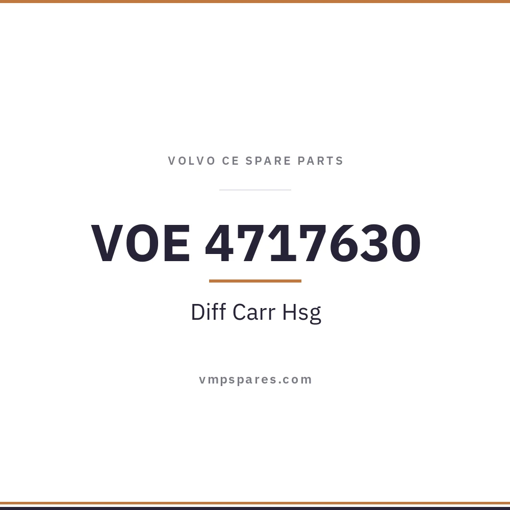 VOE 4717630 – Diff Carr Hsg