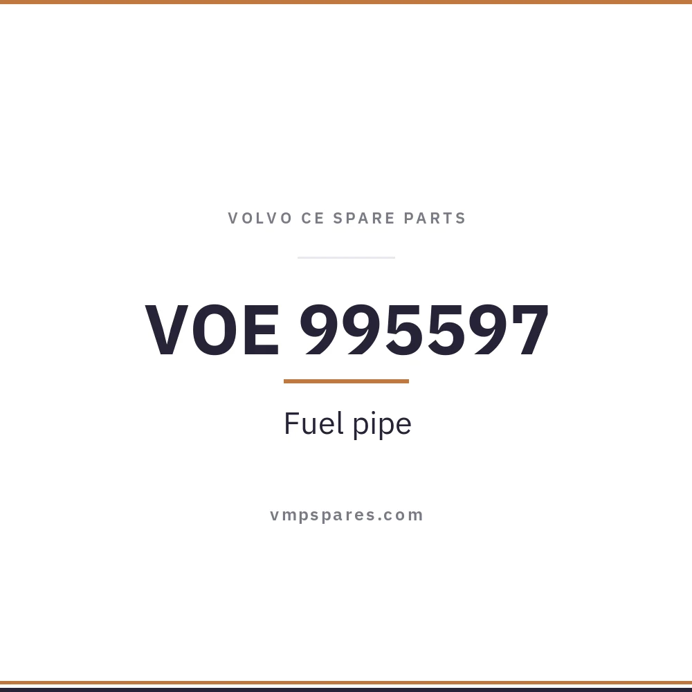 VOE 995597 – Fuel pipe