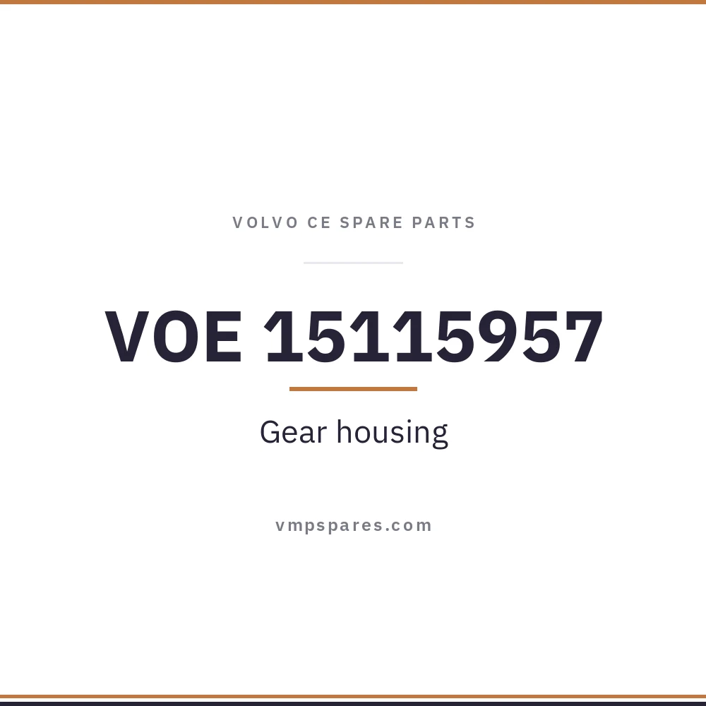 VOE 15115957 – Gear housing