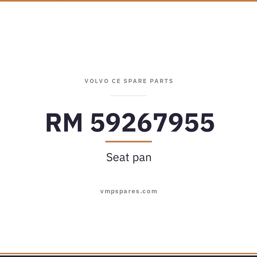 RM 59267955 – Seat pan