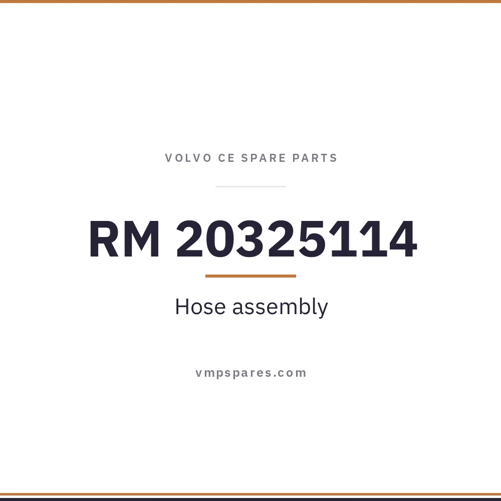 RM 20325114 – Hose assembly