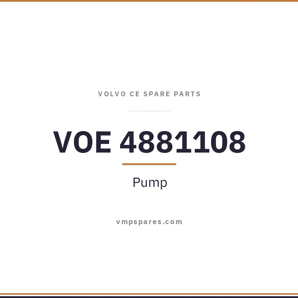 VOE 4881108 – Pump