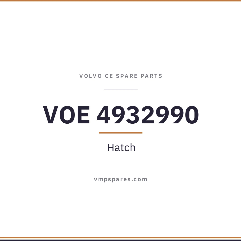 VOE 4932990 – Hatch
