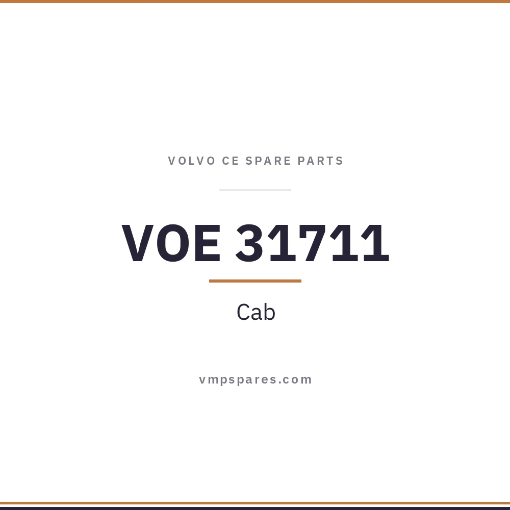 VOE 31711 – Cab