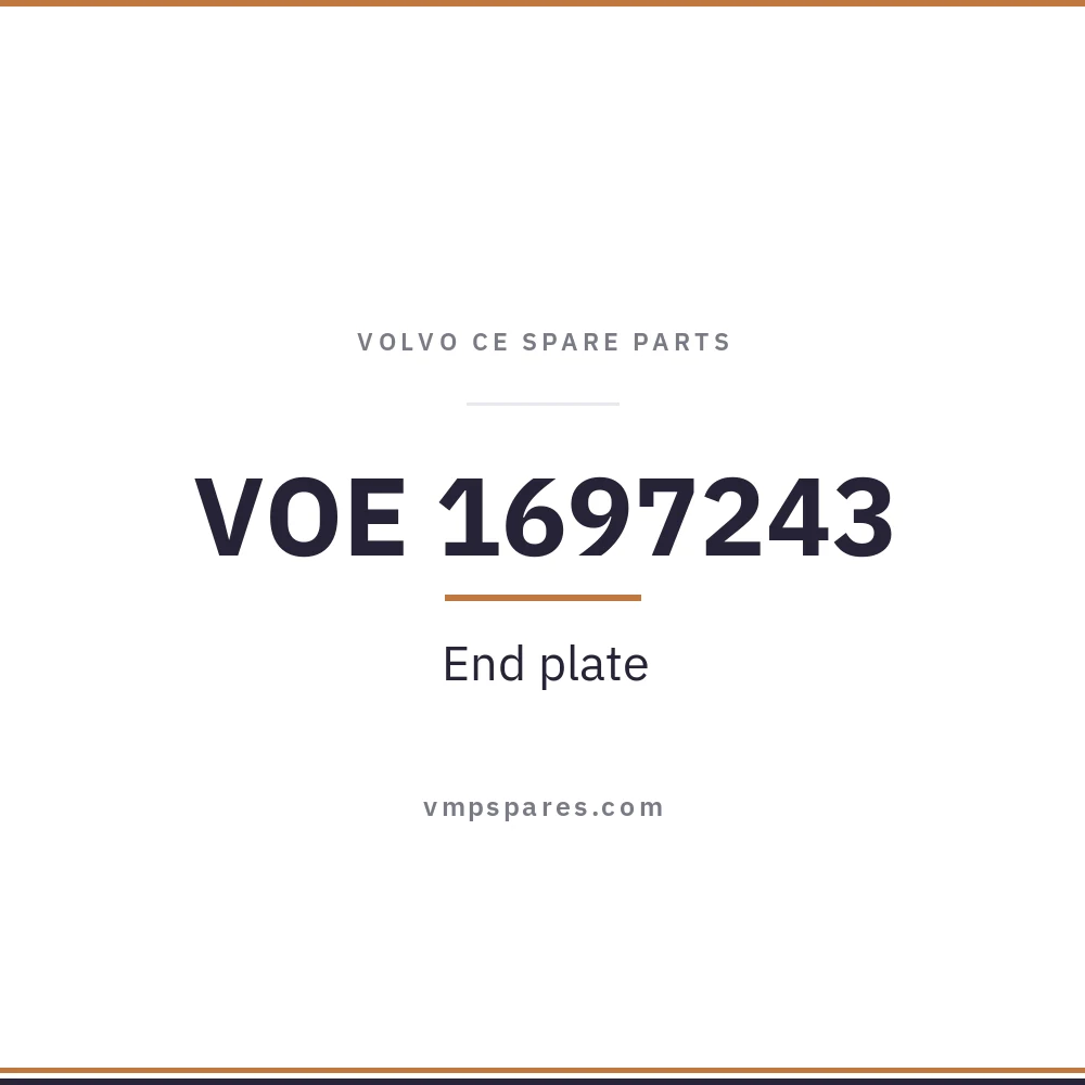 VOE 1697243 – End plate