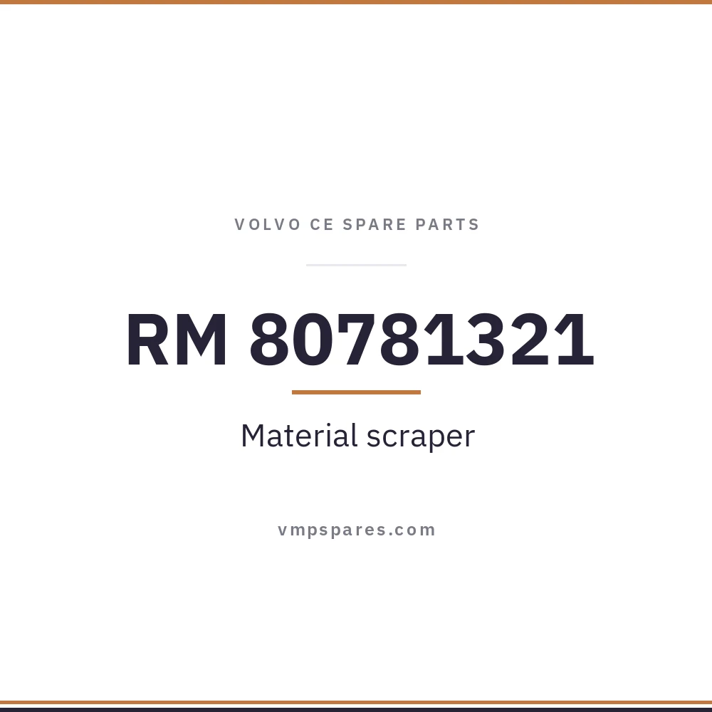 RM 80781321 – Material scraper
