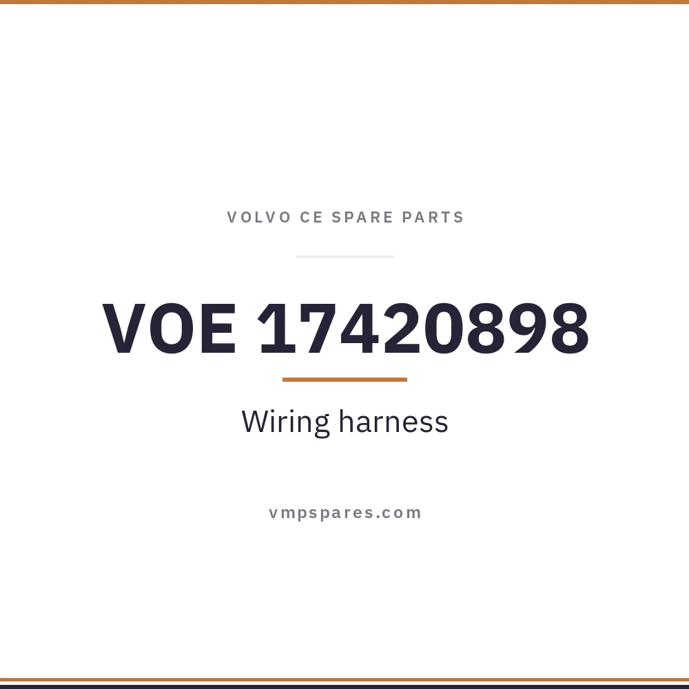 VOE 17420898 – Wiring harness
