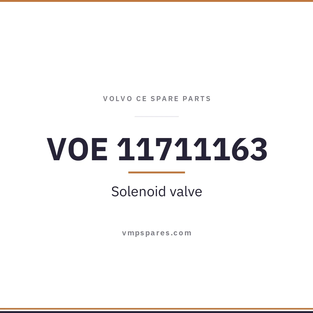 VOE 11711163 – Solenoid valve