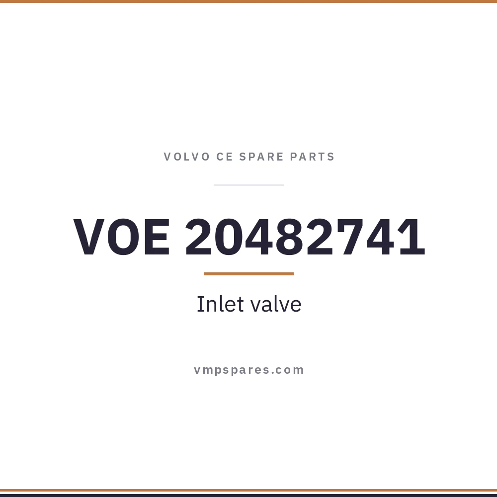 VOE 20482741 – Inlet valve