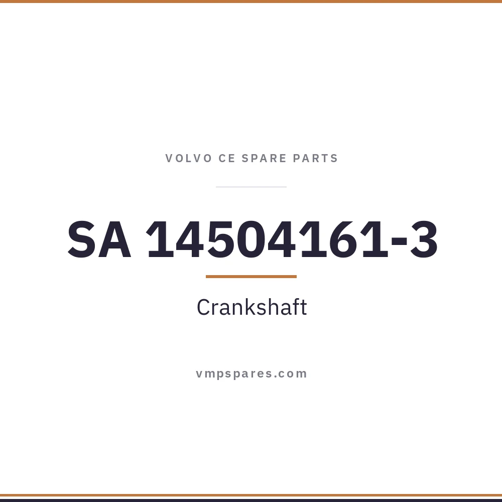 SA 14504161-3 – Crankshaft