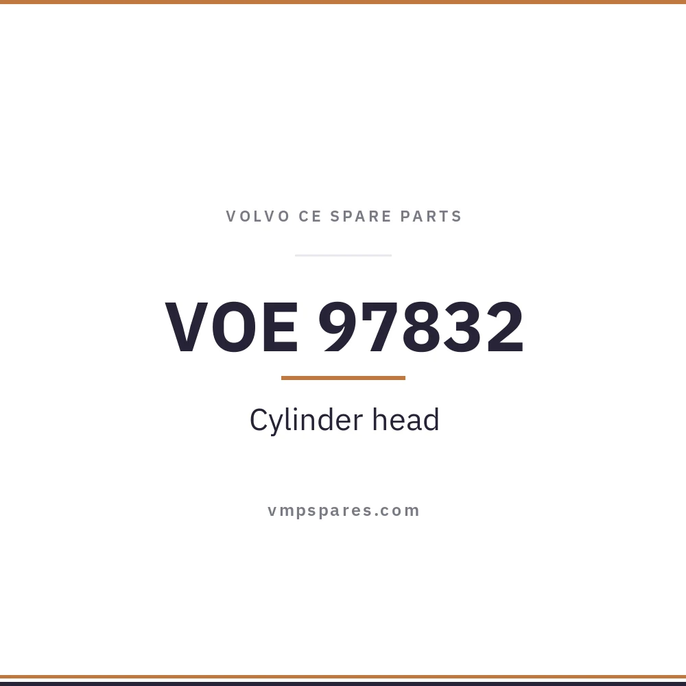 VOE 97832 – Cylinder head