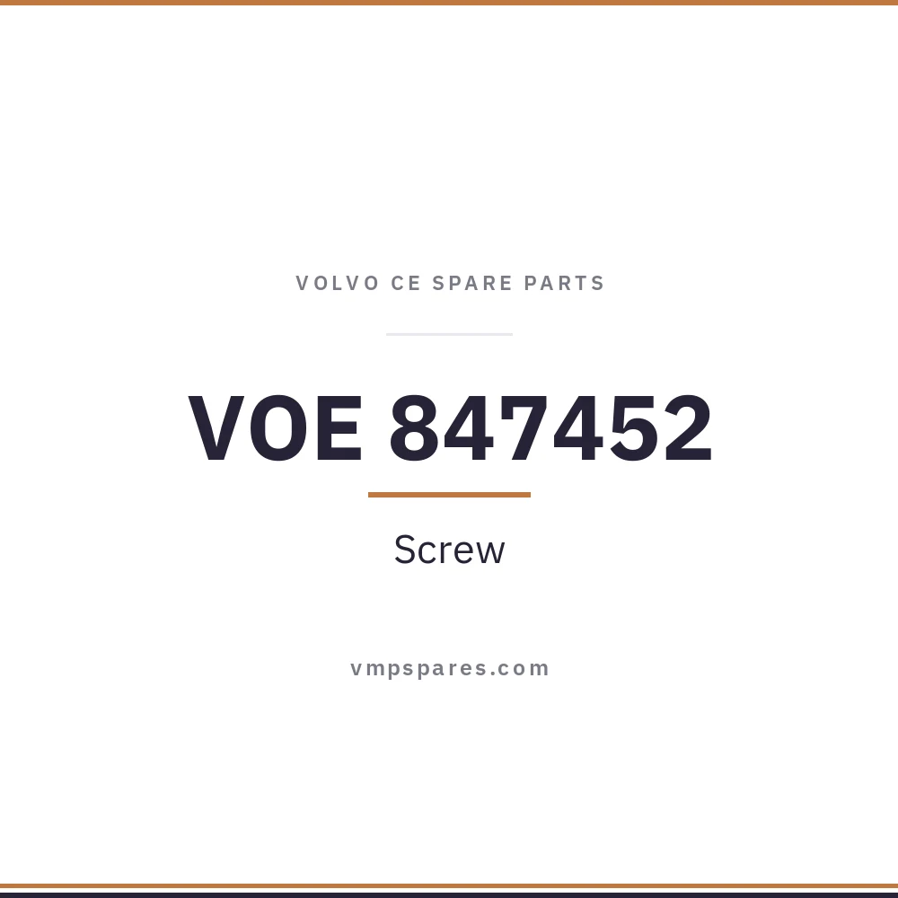 VOE 847452 – Screw