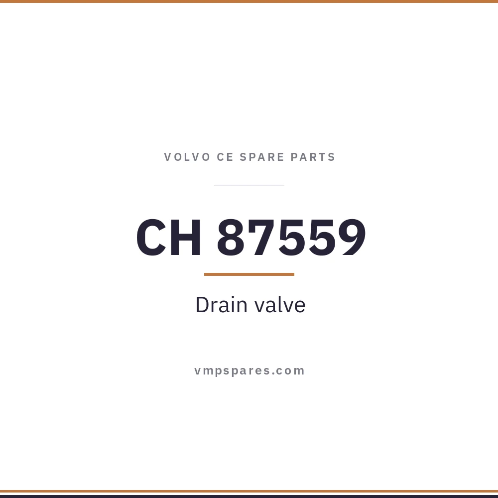 CH 87559 – Drain valve