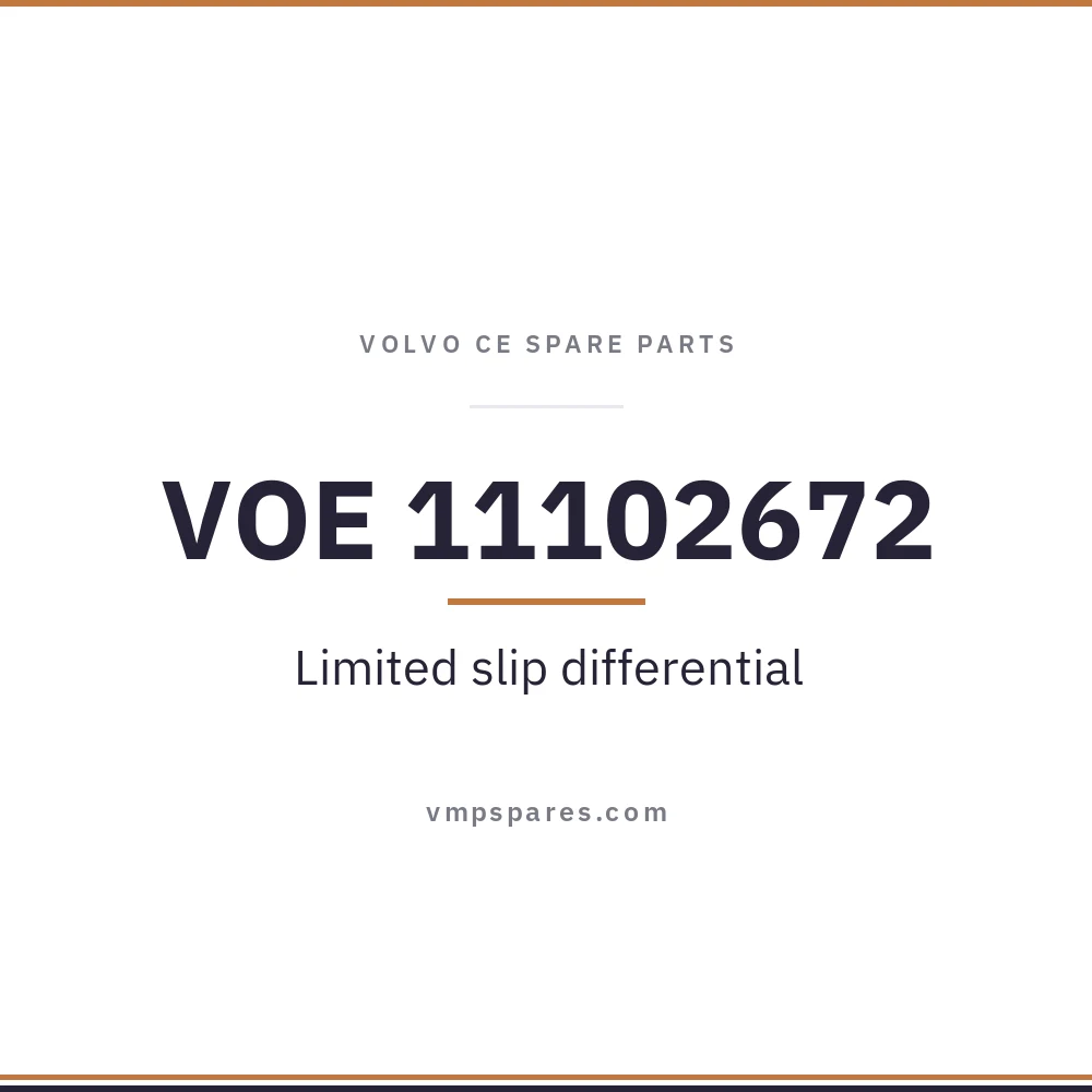 VOE 11102672 – Limited slip differential