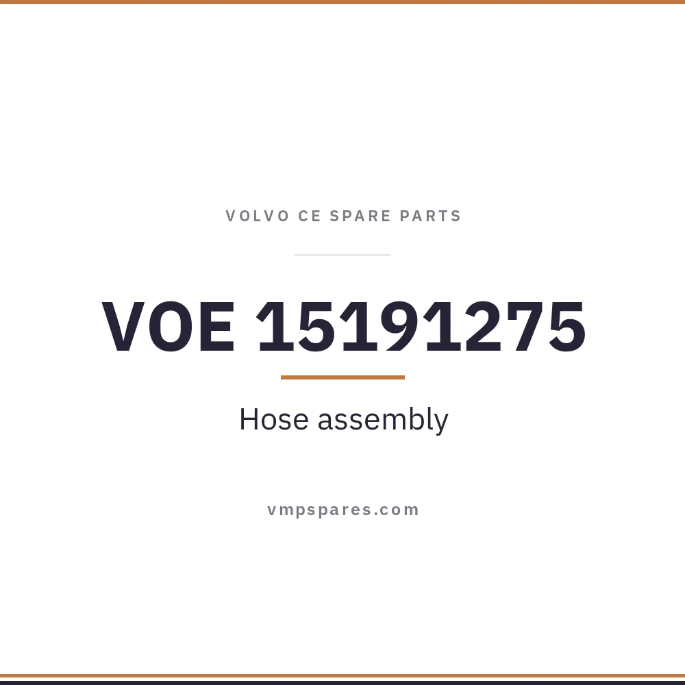 VOE 15191275 – Hose assembly