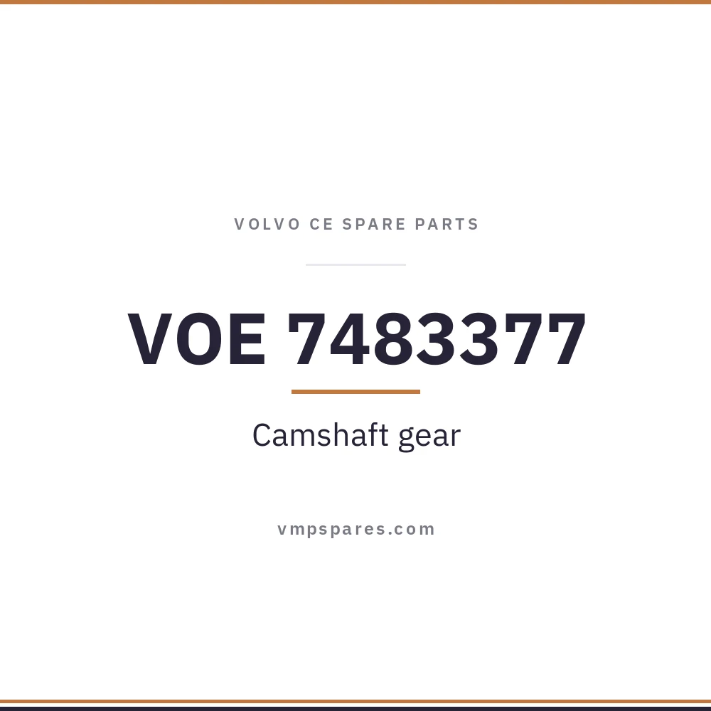 VOE 7483377 – Camshaft gear
