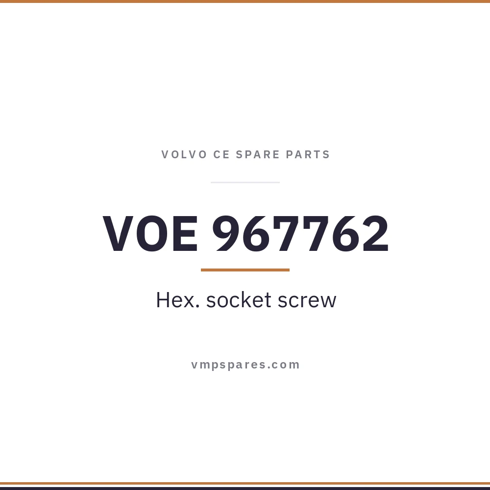VOE 967762 – Hex. socket screw