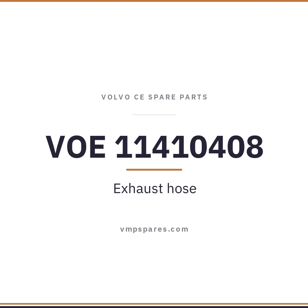 VOE 11410408 – Exhaust hose