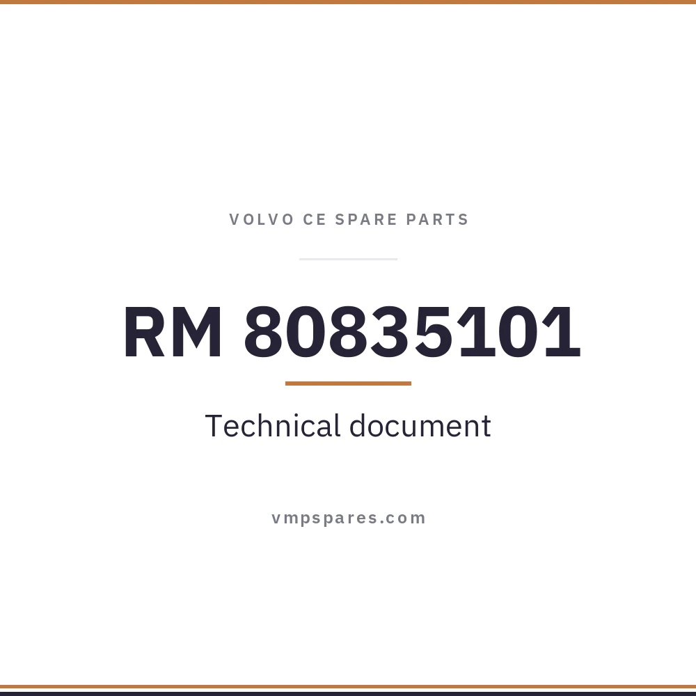 RM 80835101 – Technical document