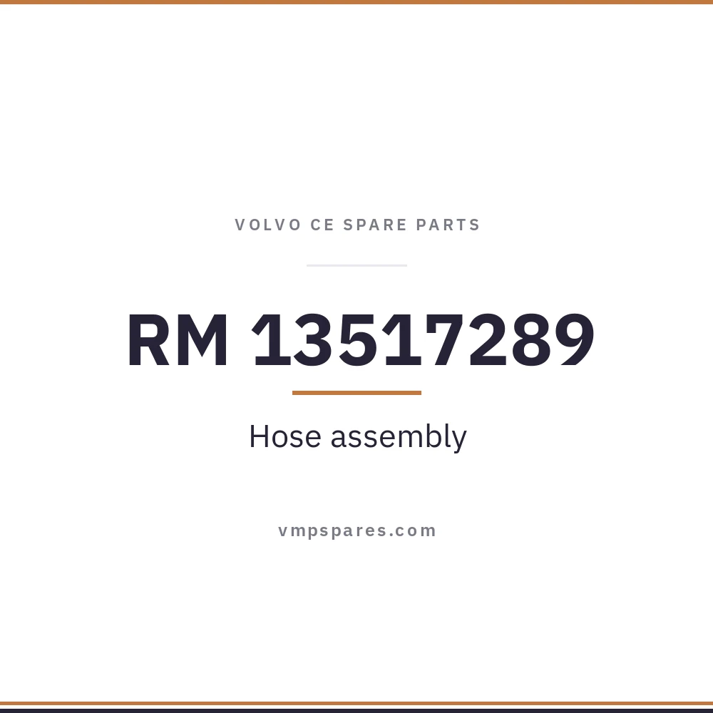 RM 13517289 – Hose assembly