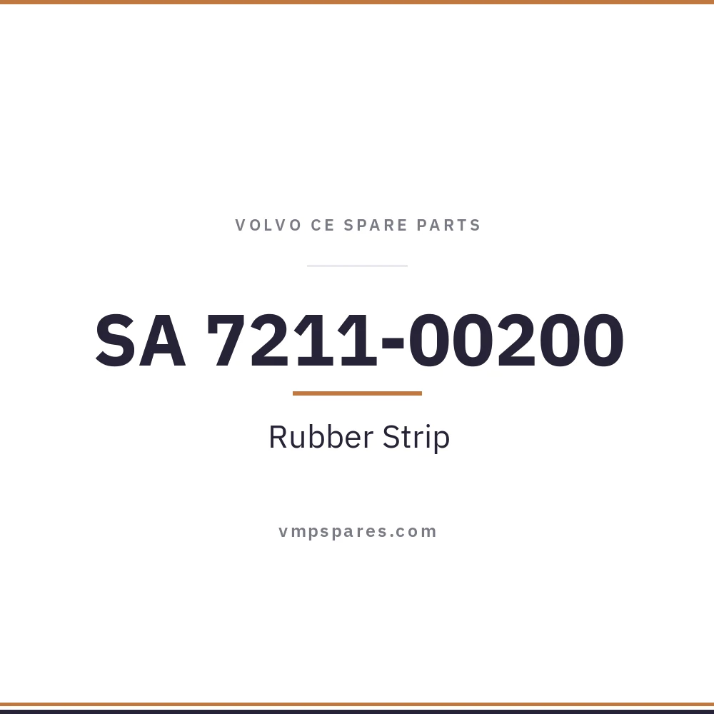 SA 7211-00200 – Rubber Strip