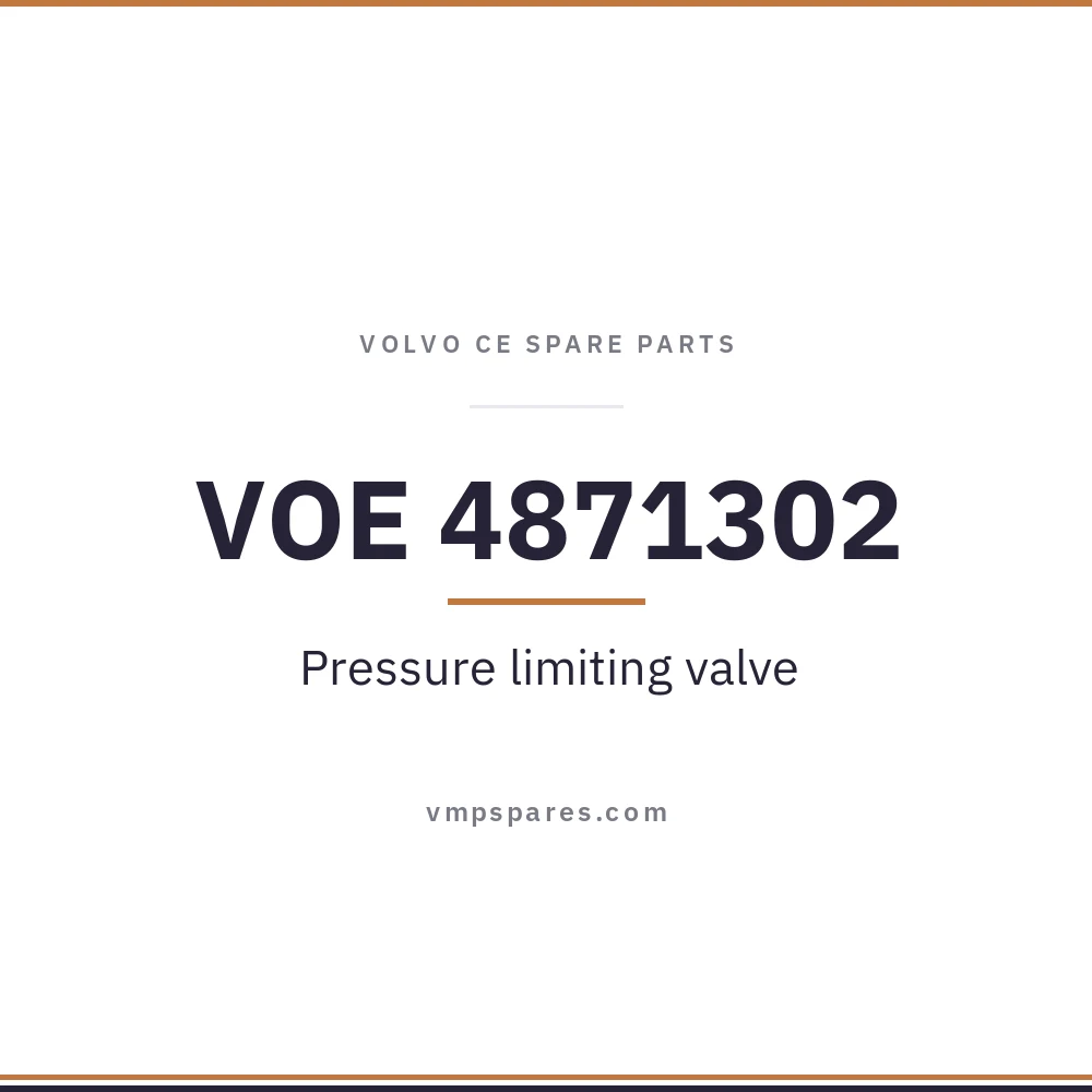 VOE 4871302 – Pressure limiting valve