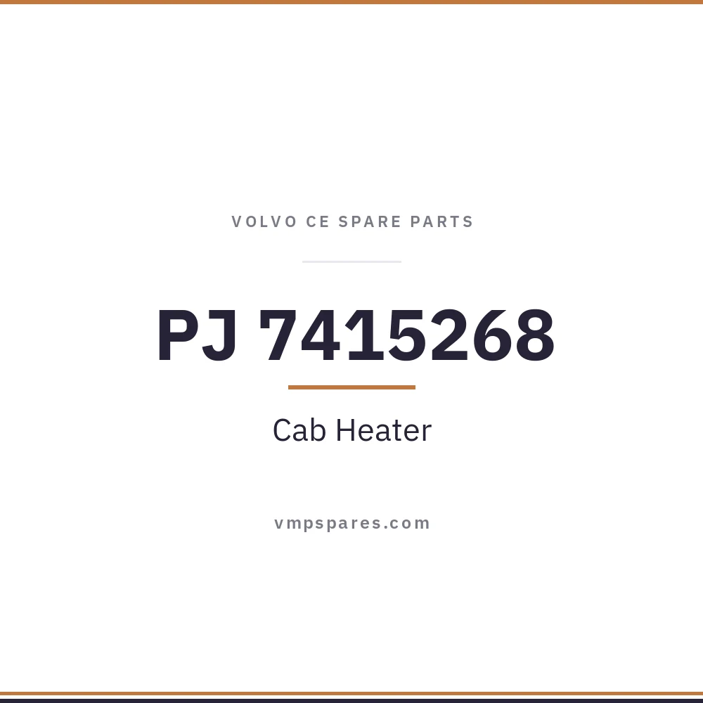 PJ 7415268 – Cab Heater