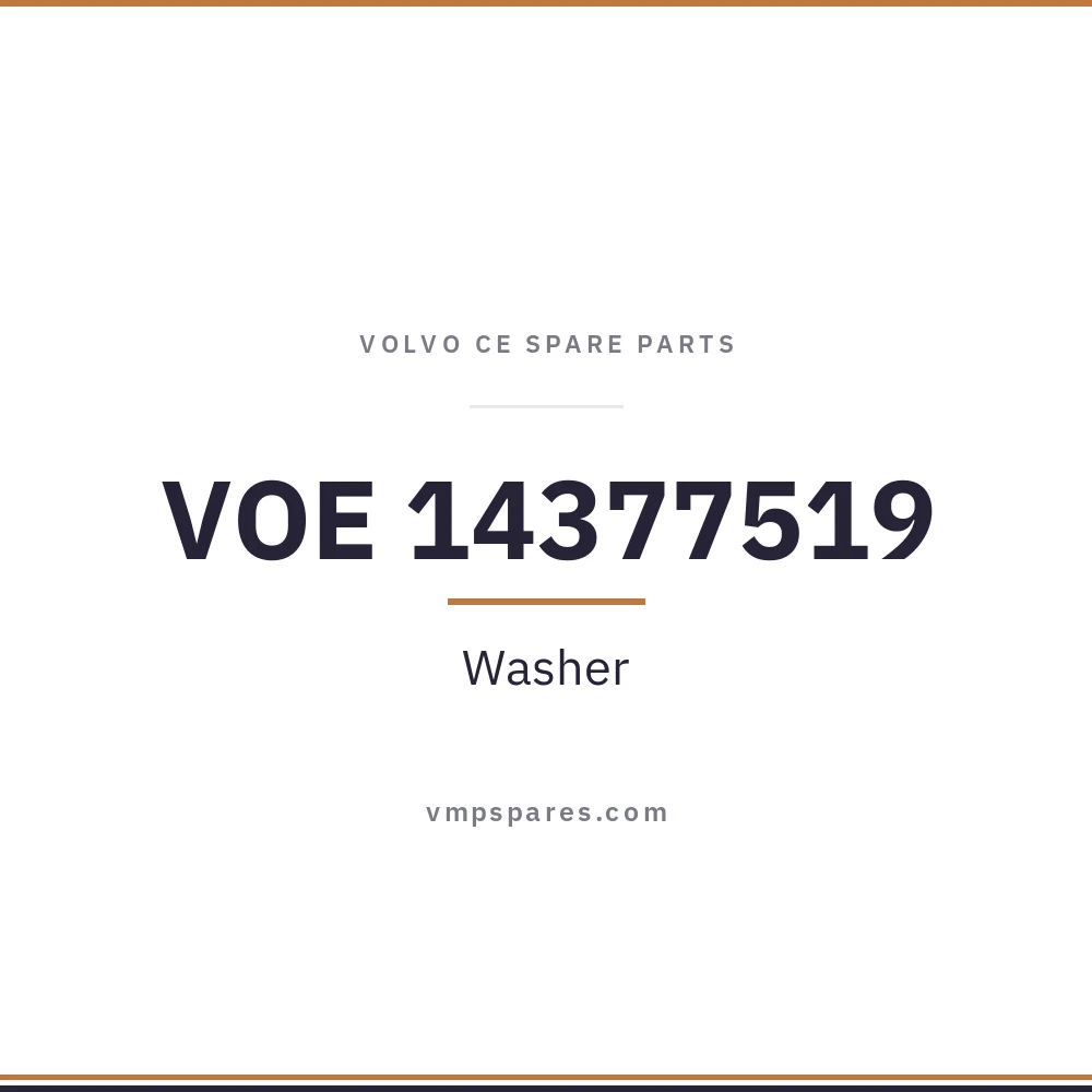 VOE 14377519 – Washer