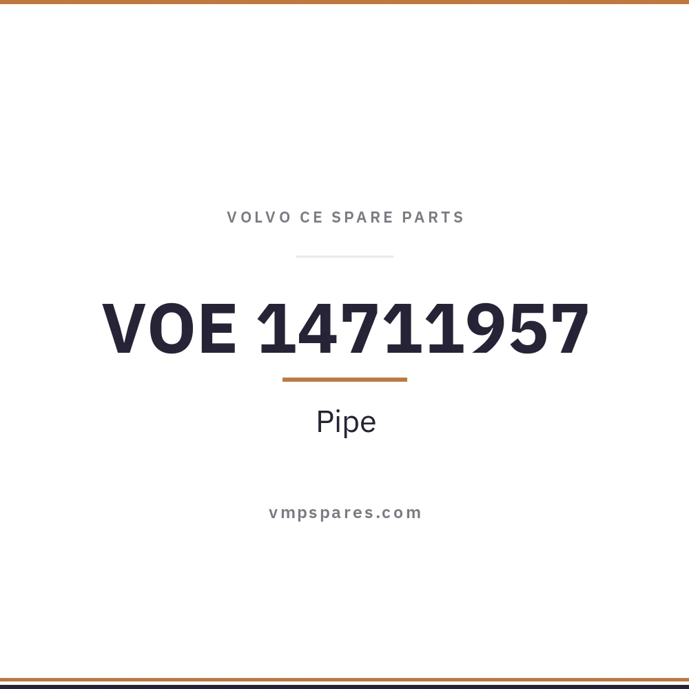 VOE 14711957 – Pipe