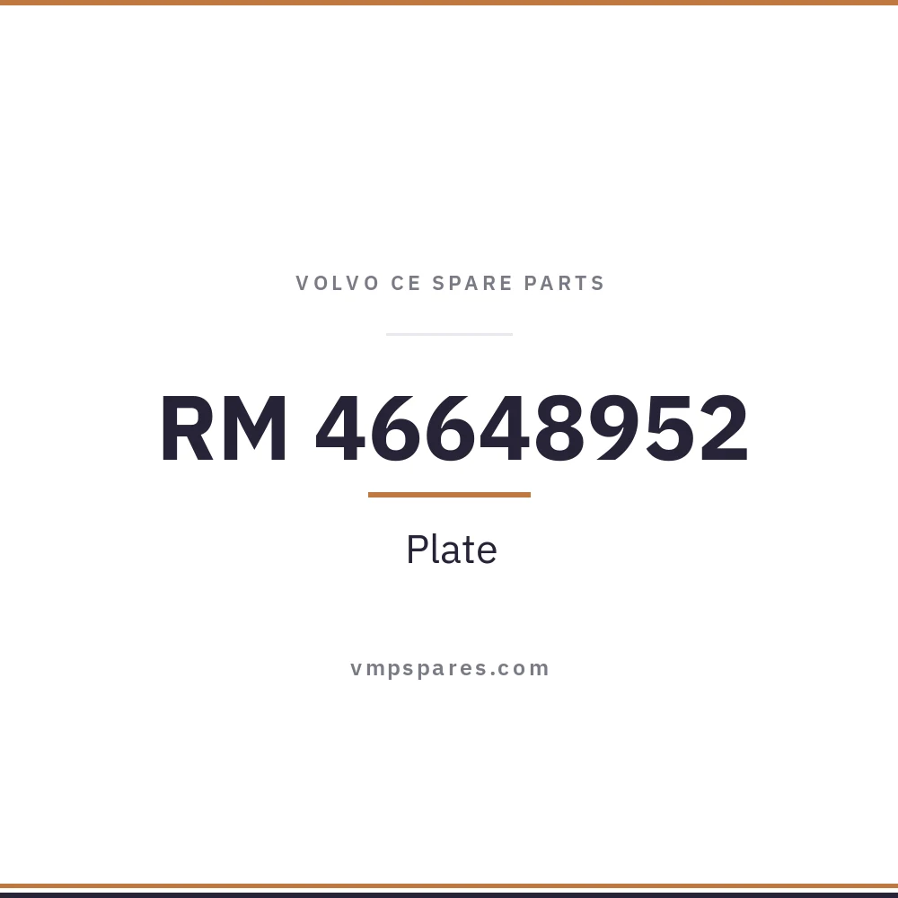 RM 46648952 – Plate