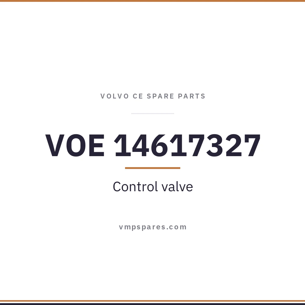 VOE 14617327 – Control valve