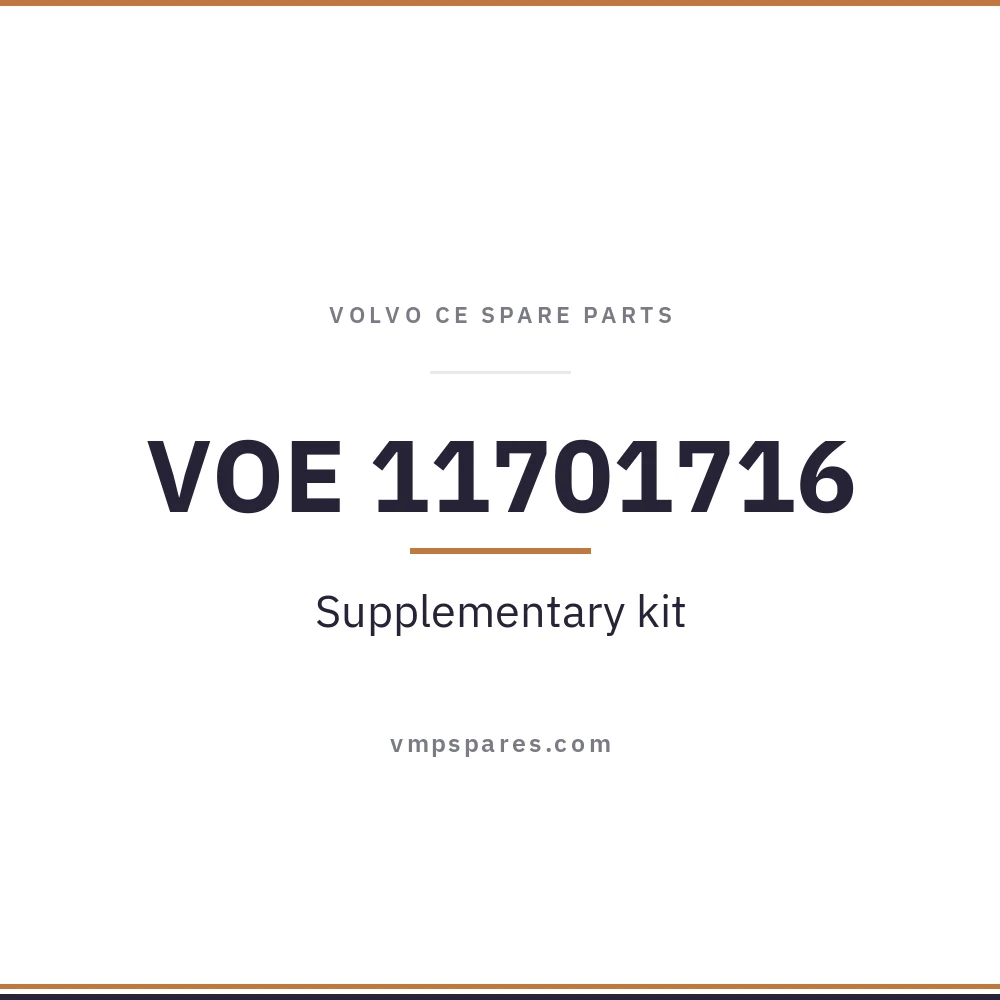 VOE 11701716 – Supplementary kit