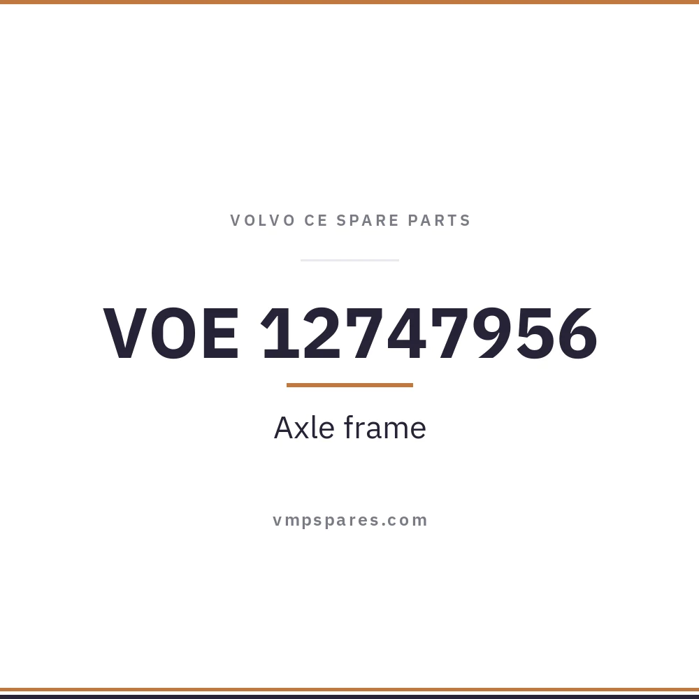 VOE 12747956 – Axle frame