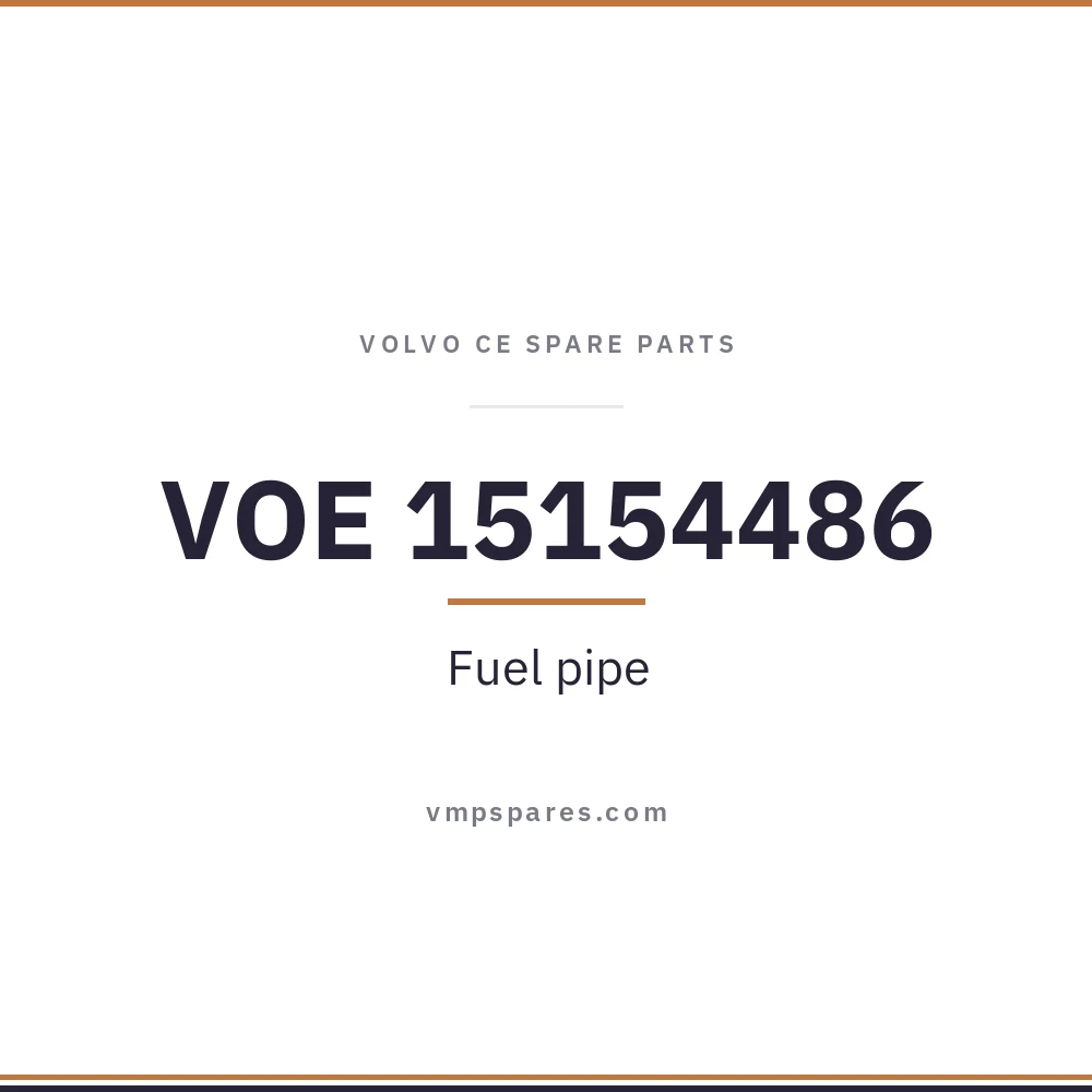 VOE 15154486 – Fuel pipe