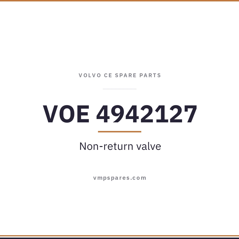 VOE 4942127 – Non-return valve