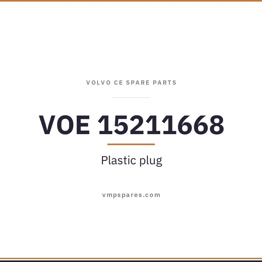 VOE 15211668 – Plastic plug