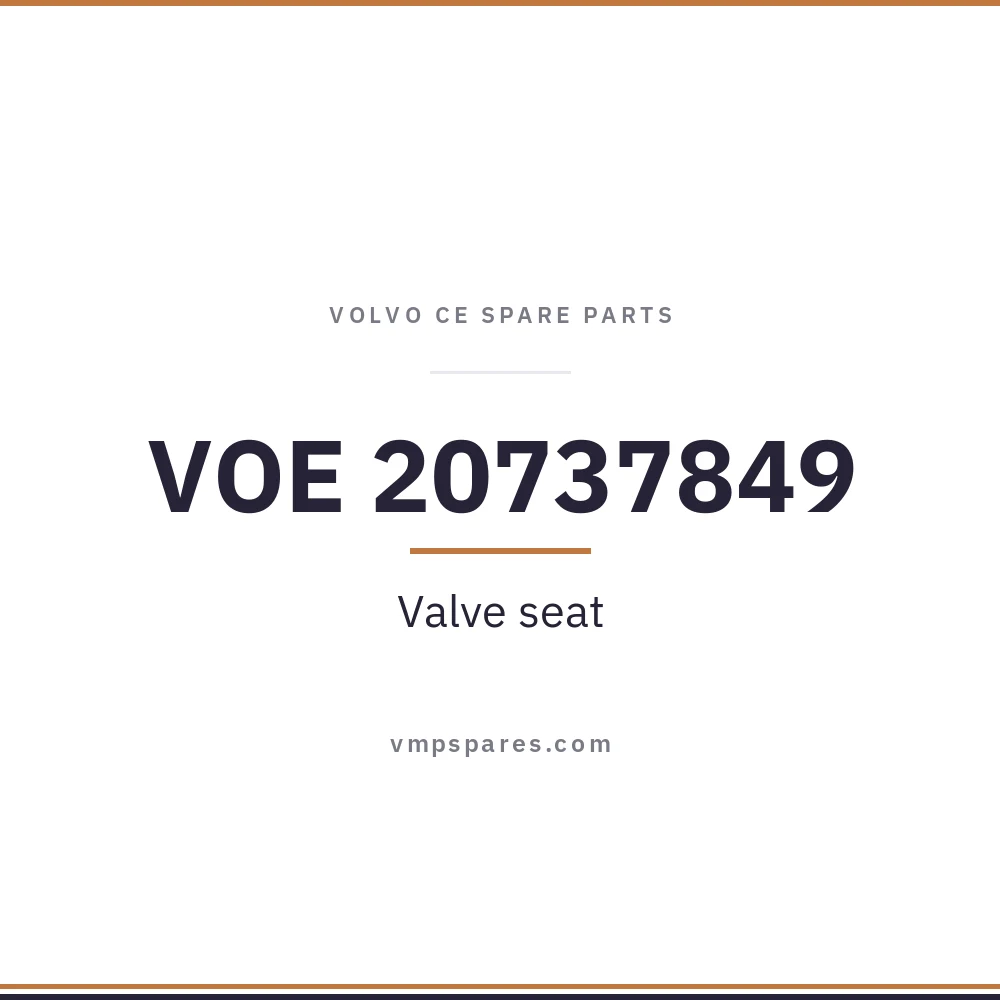 VOE 20737849 – Valve seat