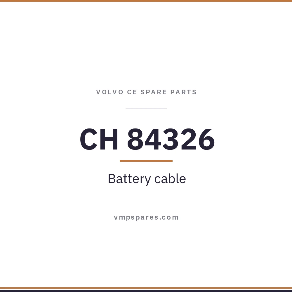 CH 84326 – Battery cable