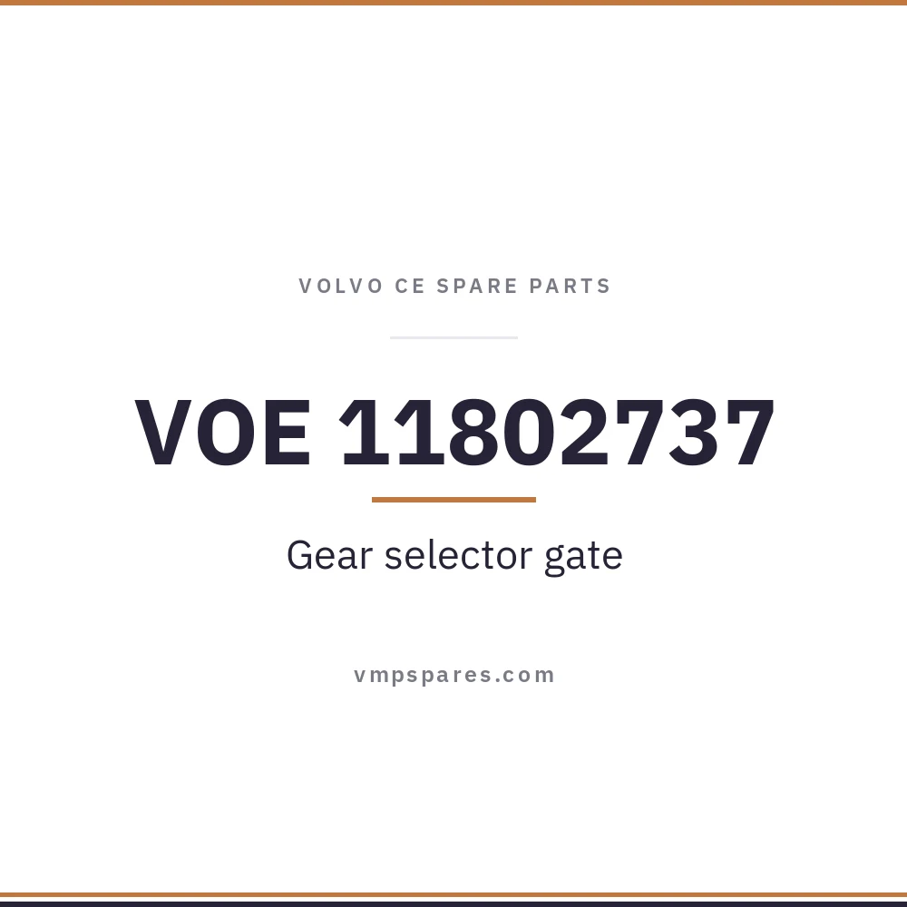 VOE 11802737 – Gear selector gate