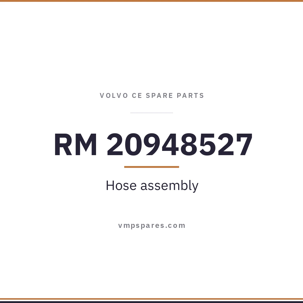 RM 20948527 – Hose assembly