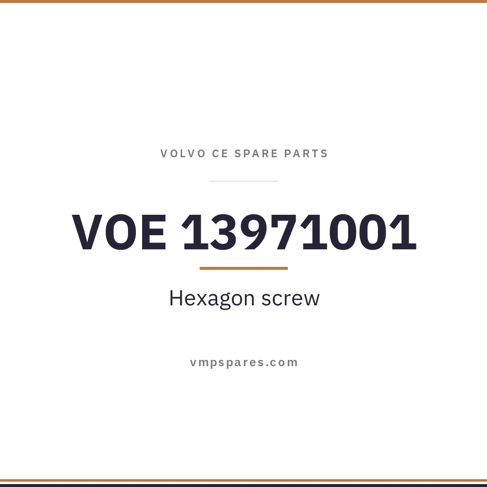 VOE 13971001 – Hexagon screw
