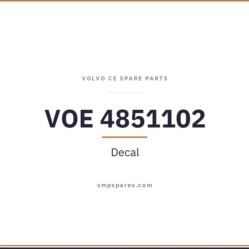VOE 4851102 – Decal