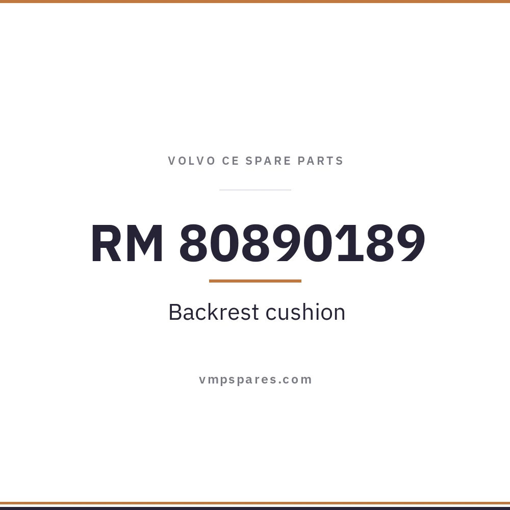 RM 80890189 – Backrest cushion