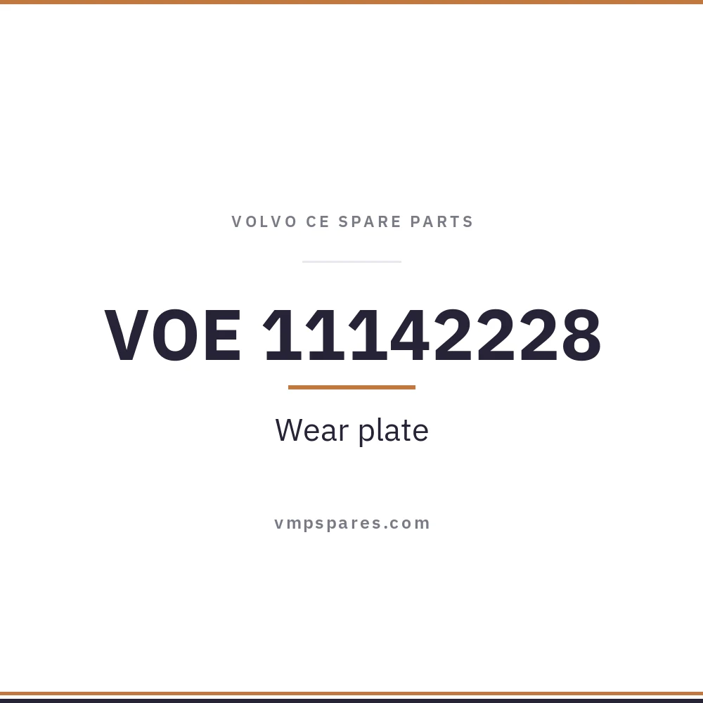 VOE 11142228 – Wear plate