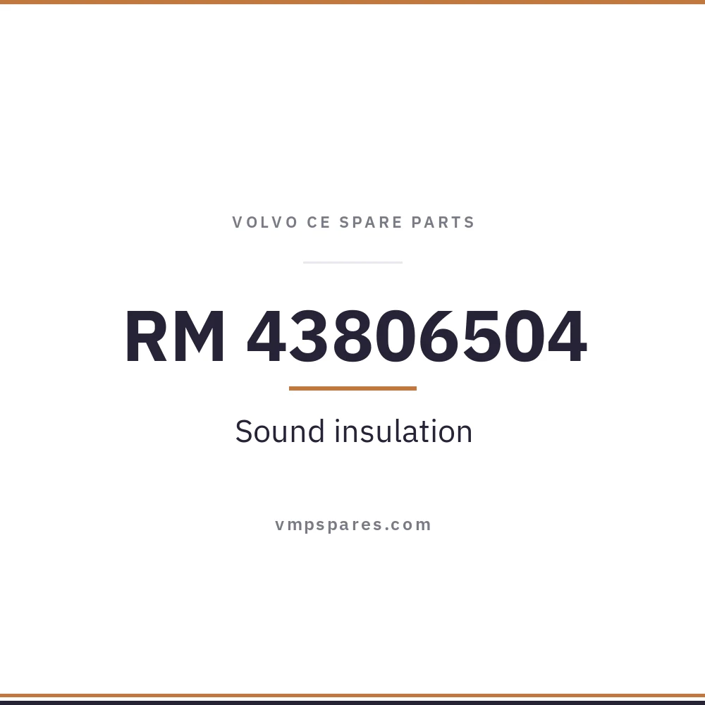 RM 43806504 – Sound insulation