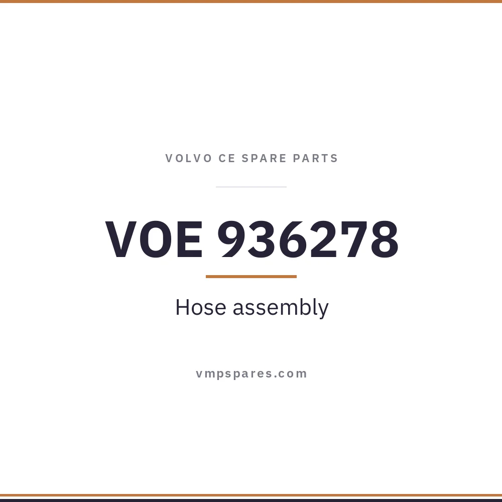 VOE 936278 – Hose assembly