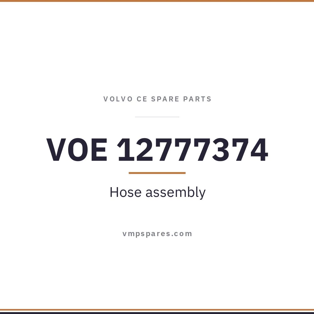 VOE 12777374 – Hose assembly