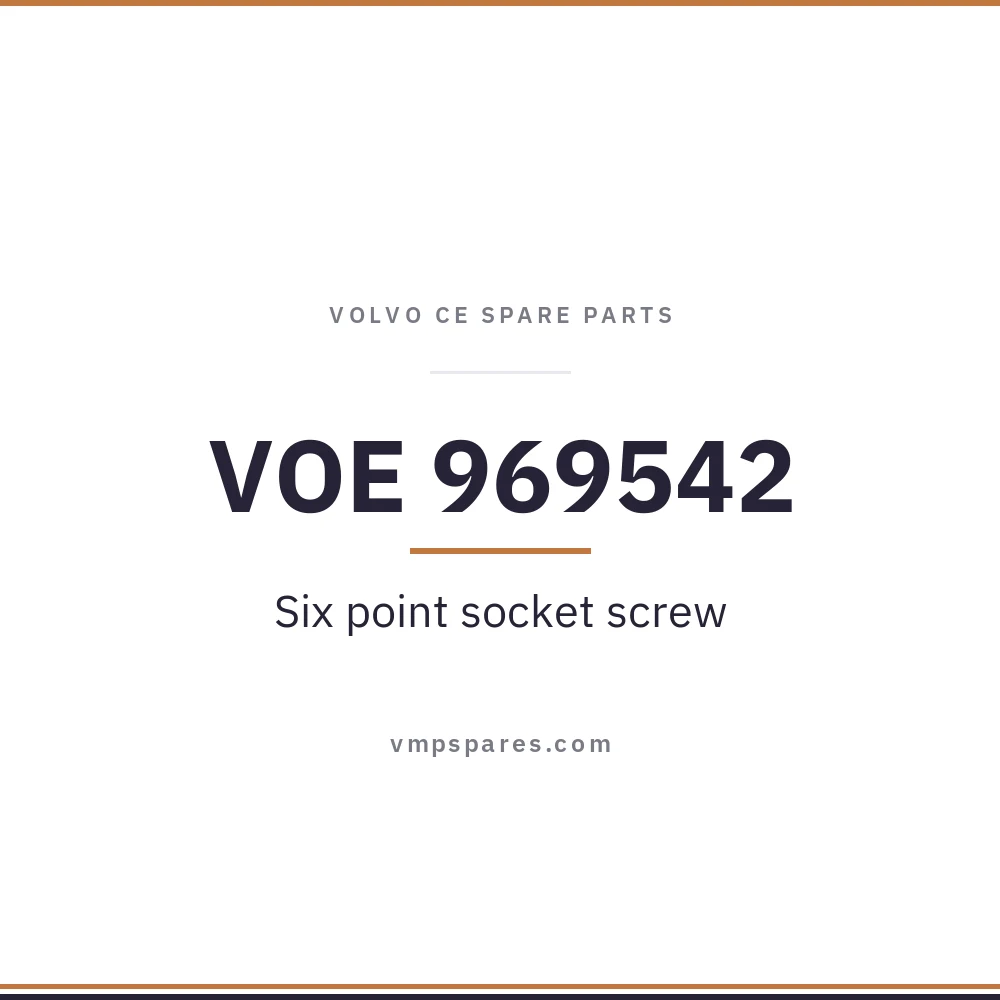VOE 969542 – Six point socket screw
