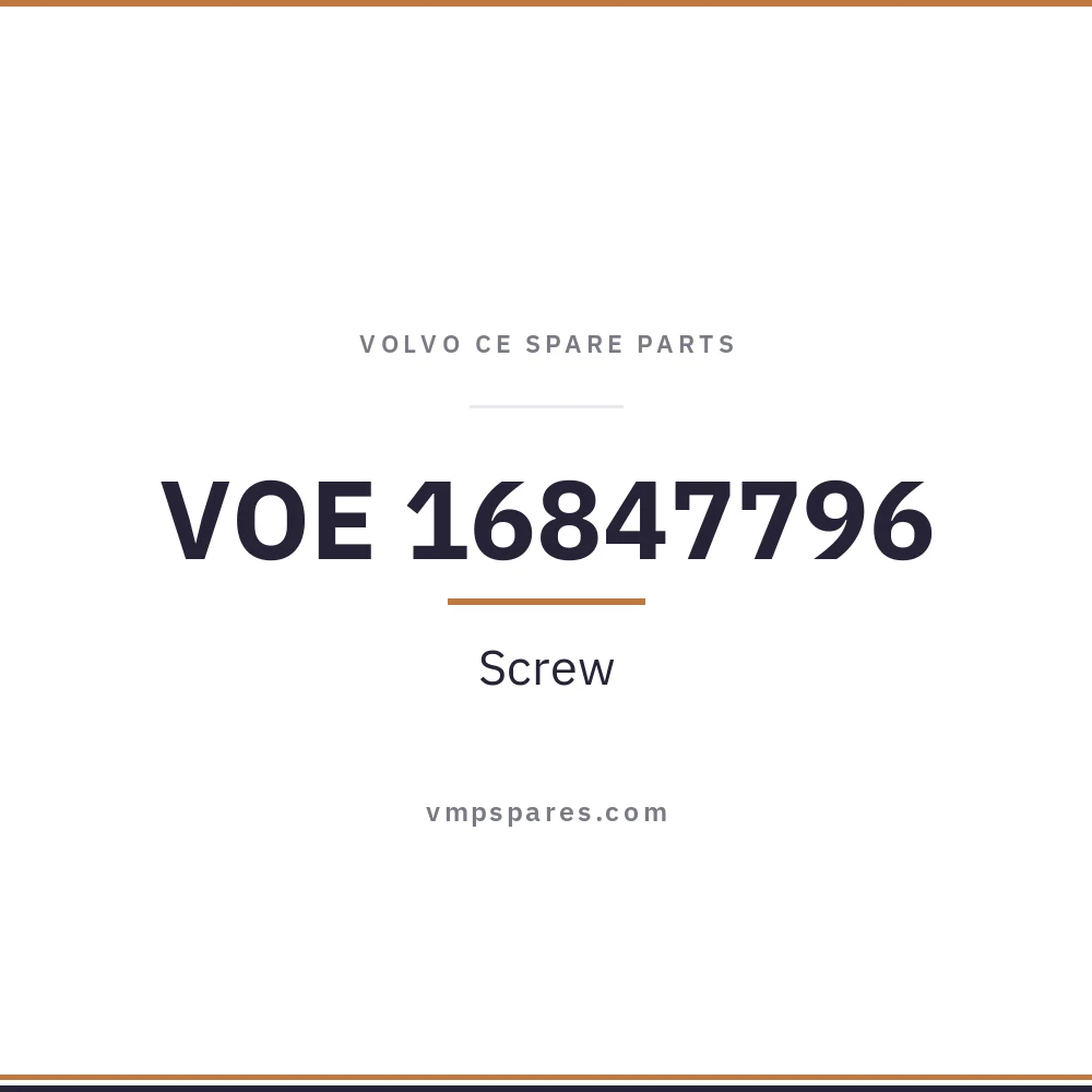 VOE 16847796 – Screw